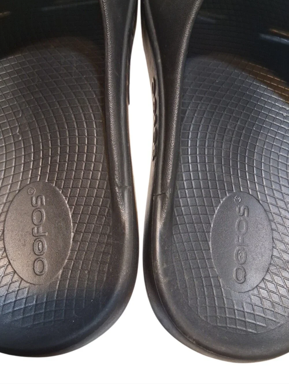 OOFOS OOriginal Recovery Slide Sandals Black Men's 8 Women's 10 Casual Comfy